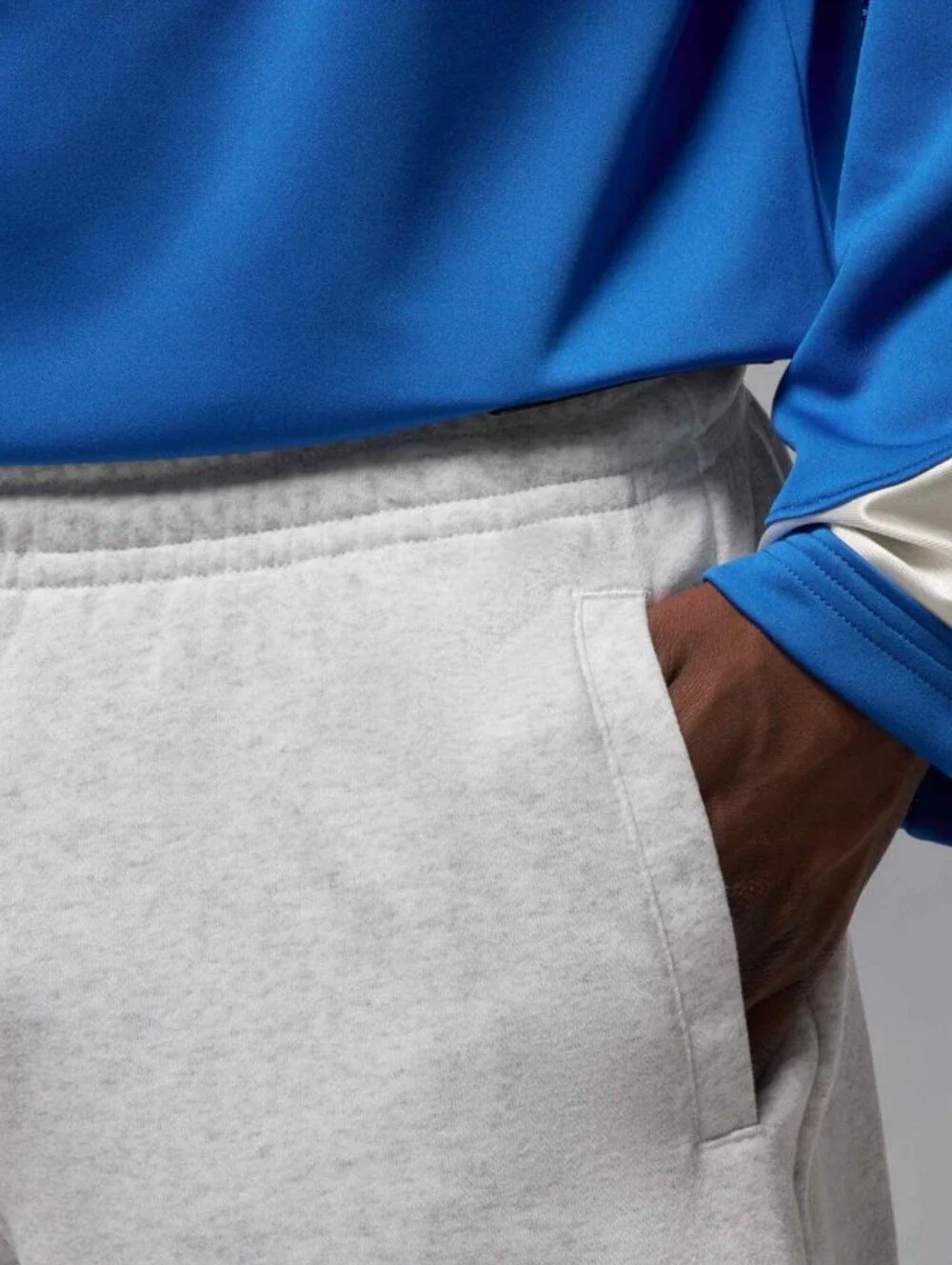 Jordan Brooklyn Collegiate Fleece Shorts ~ Heather Grey HV0095-051 | Men's: XL